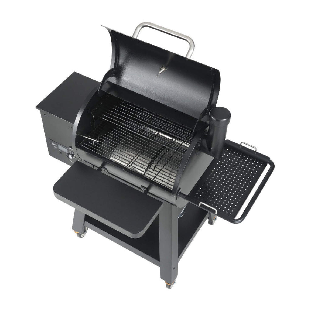 53" Heavy Duty Portable Wood Pellet BBQ Grill With Cart (SAK93641)
