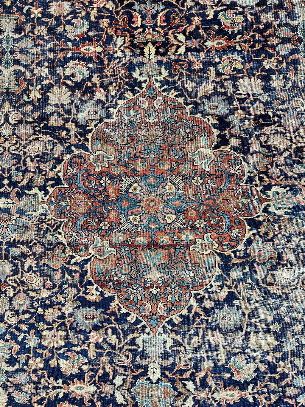 Antique Persian Mahal Rug 8’3”x12’ - Circa 1900 Treasure