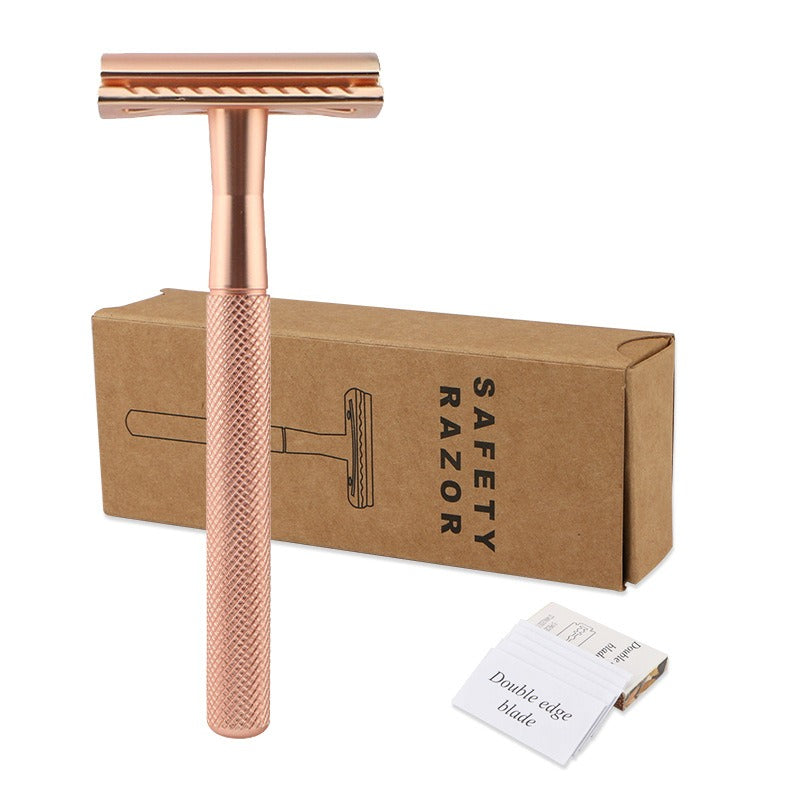 Old style shaver, manual shaver, double-sided blade shaver, safety blade holder, shaver