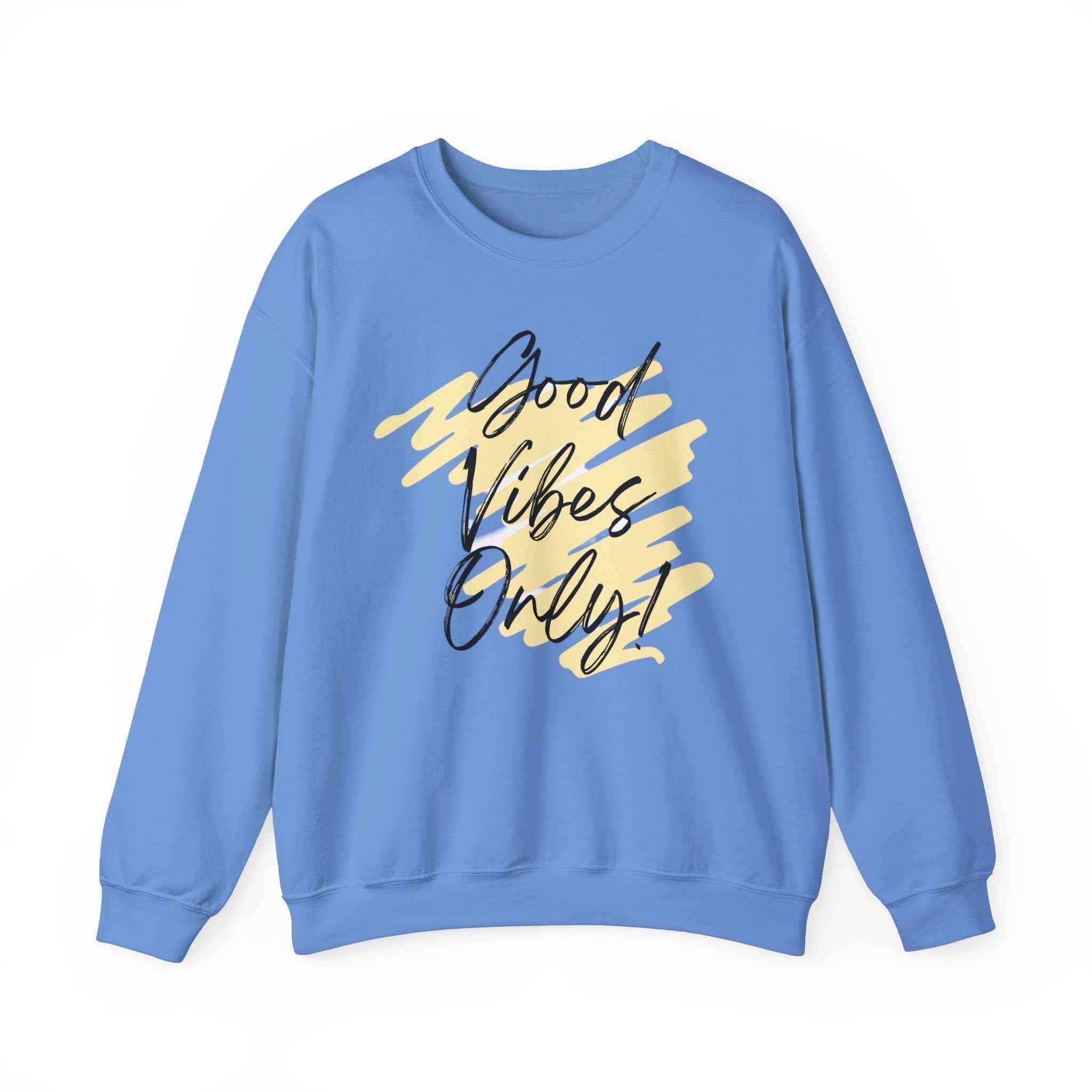 Vibes Phrase Good Vibes Crewneck Women's Top