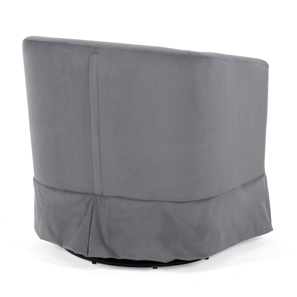 27.36" Wide Swivel Chair Gray