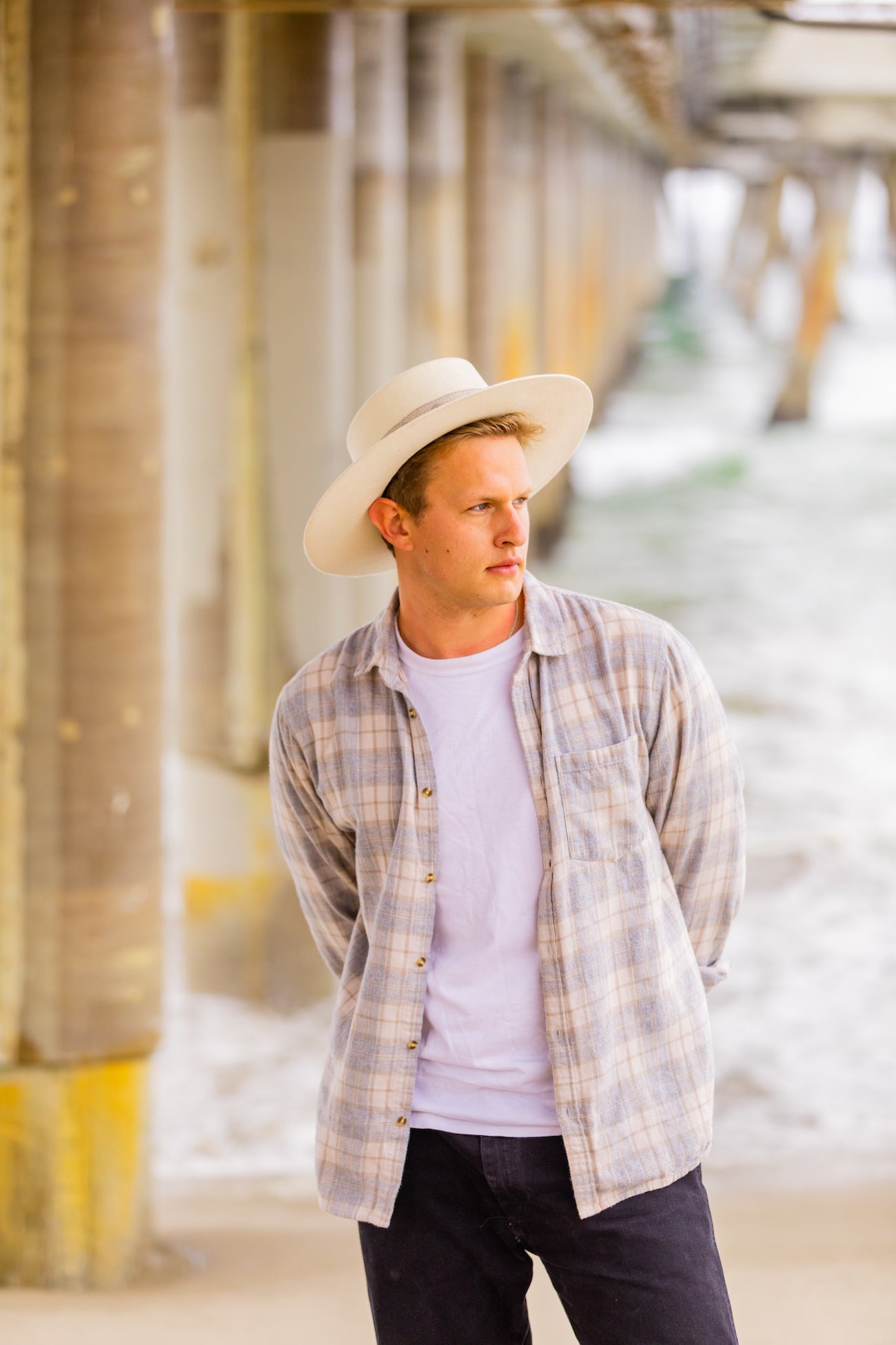 Speckled White Spanish Hat