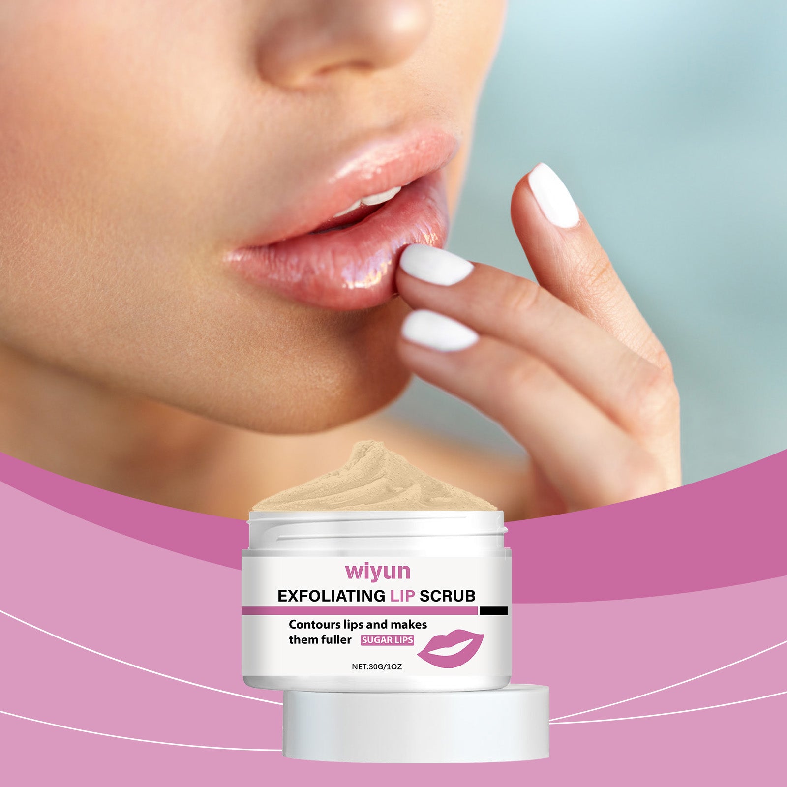Lip Scrub, Gentle Exfoliating And Hydrating Care Moisturizing And Tender Lip Scrub
