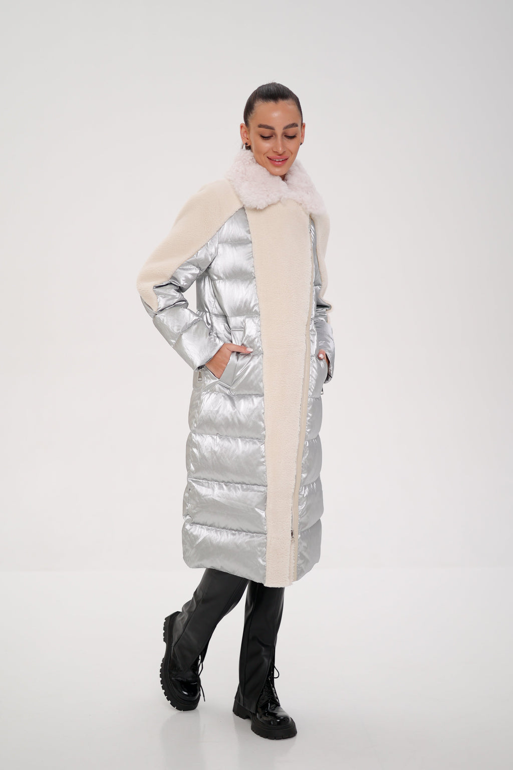 Kalgan Trim Down Long-line Coat