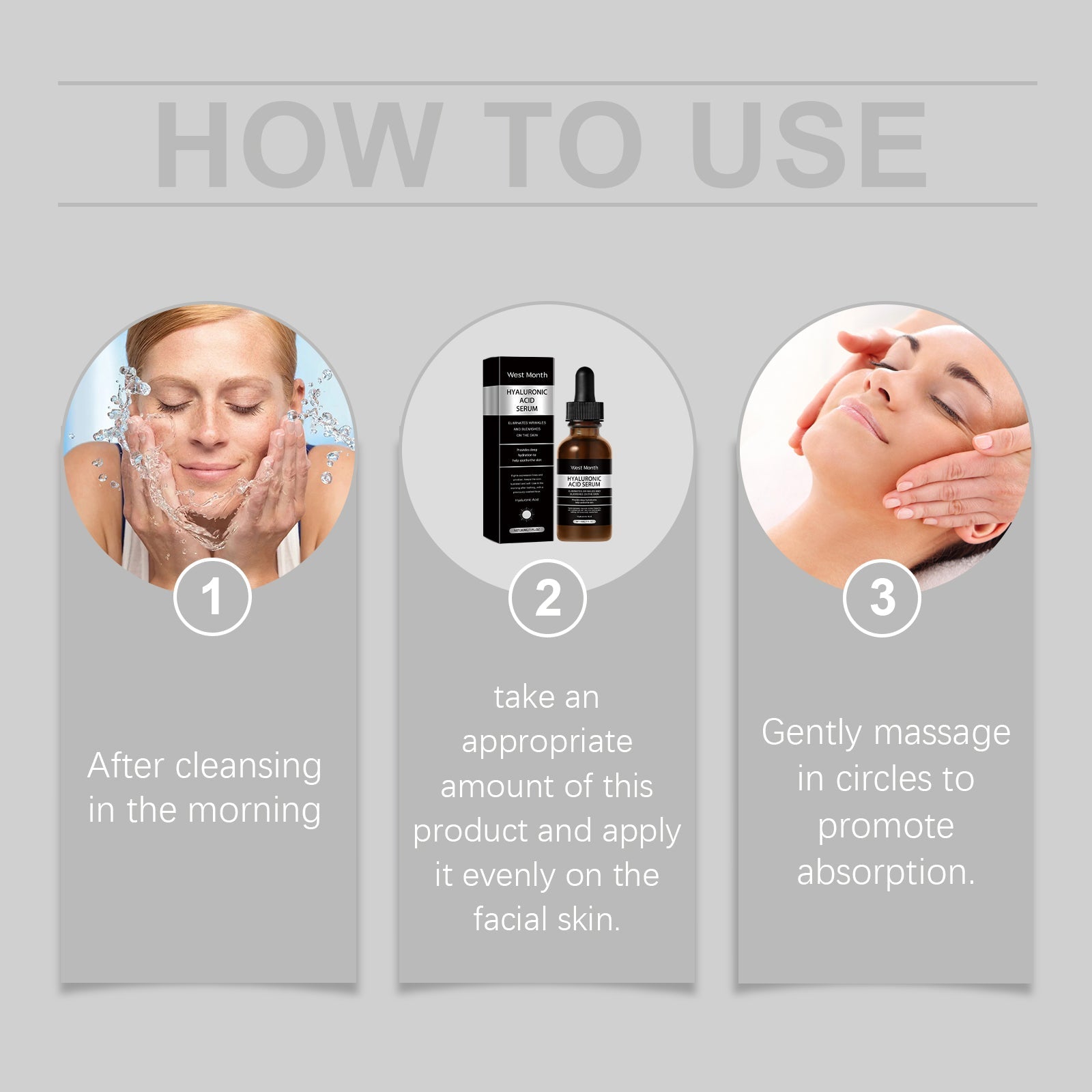 Hyaluronic Acid Facial Essence, Skin Hydrating Care Hydrating Skin Care Essence