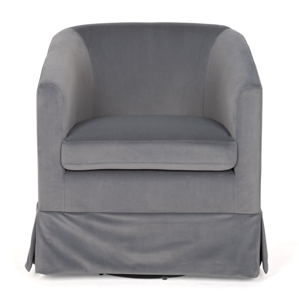 27.36" Wide Swivel Chair Gray