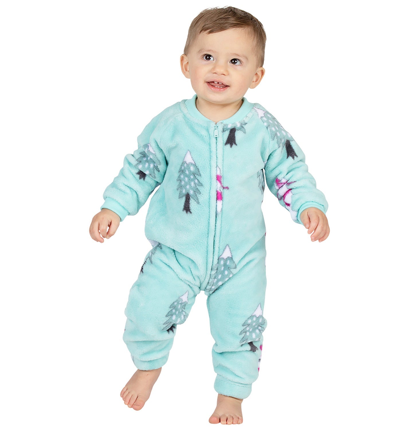 Family Matching Land Of Llamas Footless Chenille Onesie