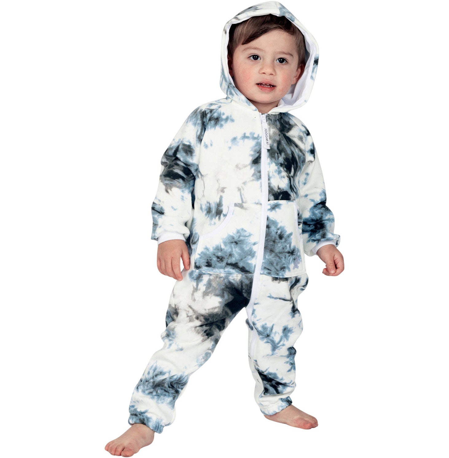 Family Matching Tie Dye Black Hoodie Onepiece Onesie
