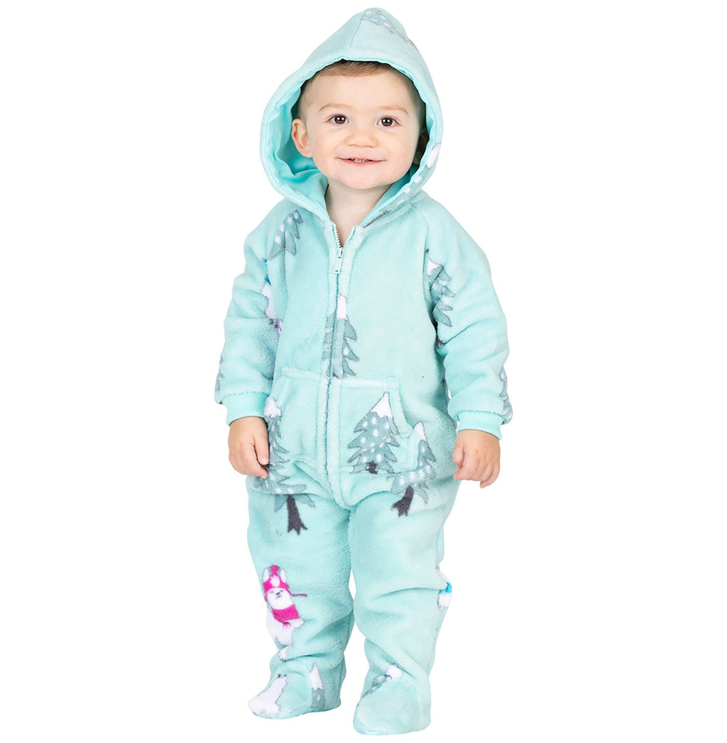 Family Matching Land Of Llamas Hoodie Chenille Onesie