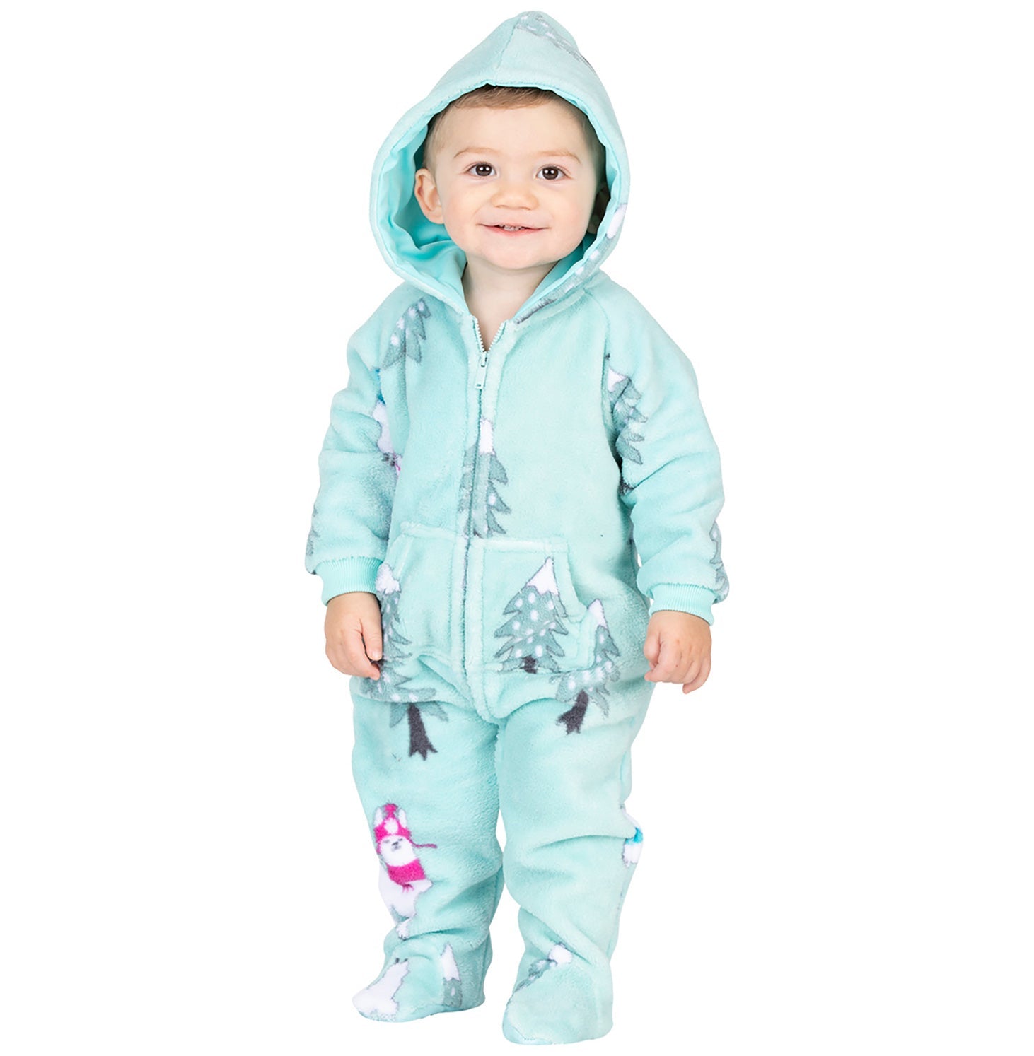 Family Matching Land Of Llamas Hoodie Chenille Onesie