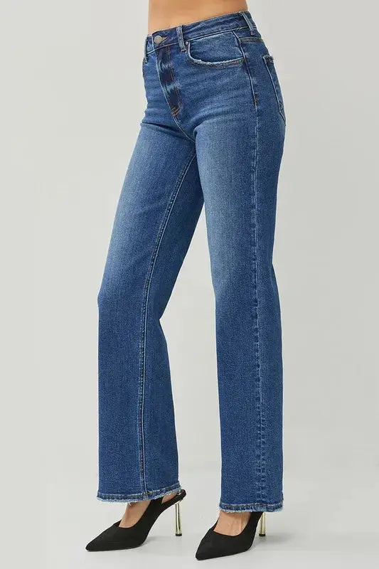 High Rise Straight Leg RISEN Jeans