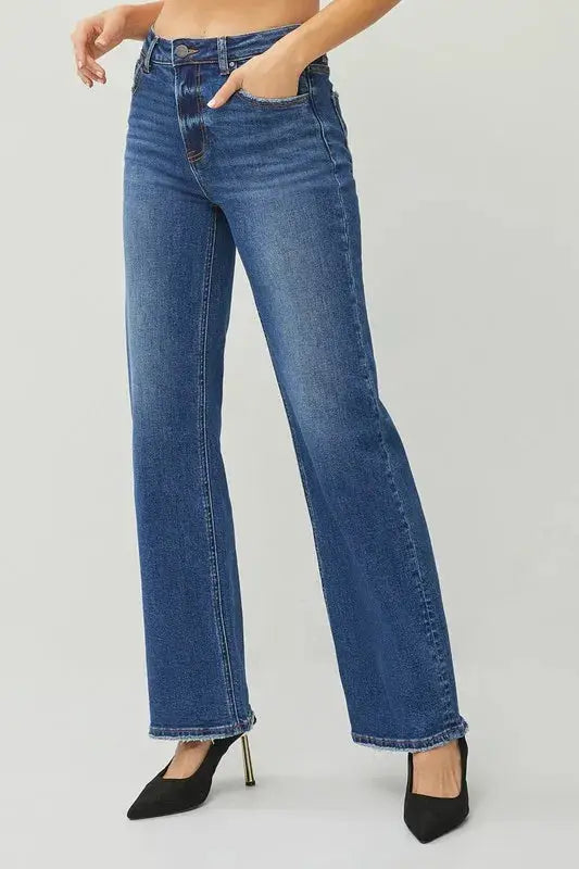 High Rise Straight Leg RISEN Jeans