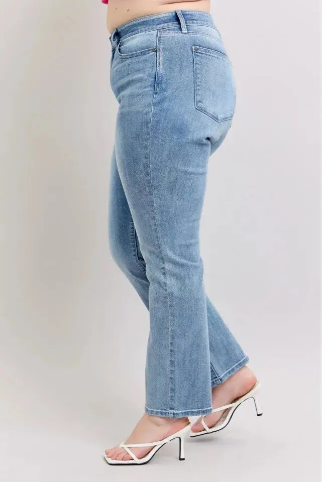Plus Size High Waist Judy Blue Dad Jeans