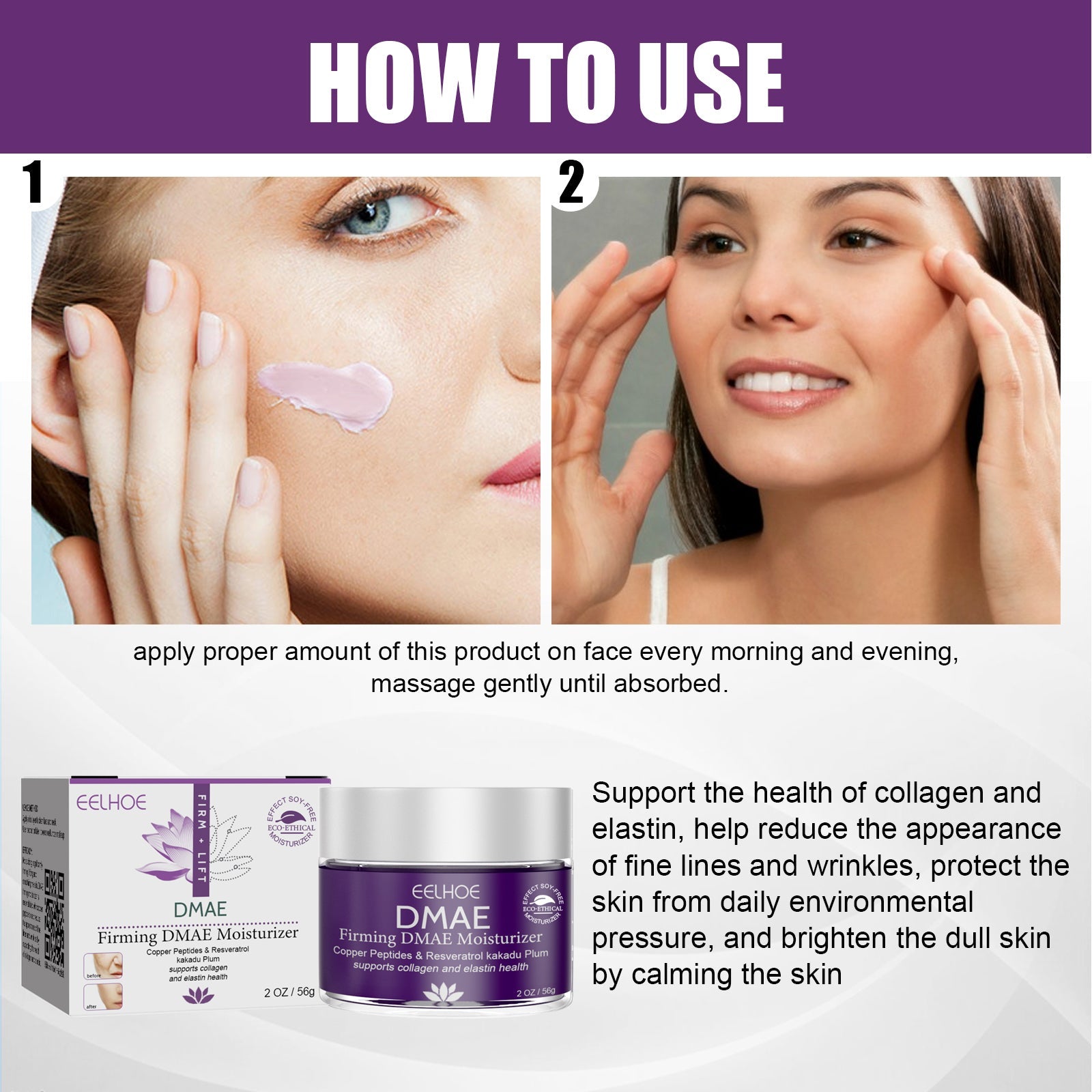 Moisturizer Improves Dry Skin Cream Tightens And Lightens Wrinkles Hydrating Moisturizing Moisture Easy To Absorb