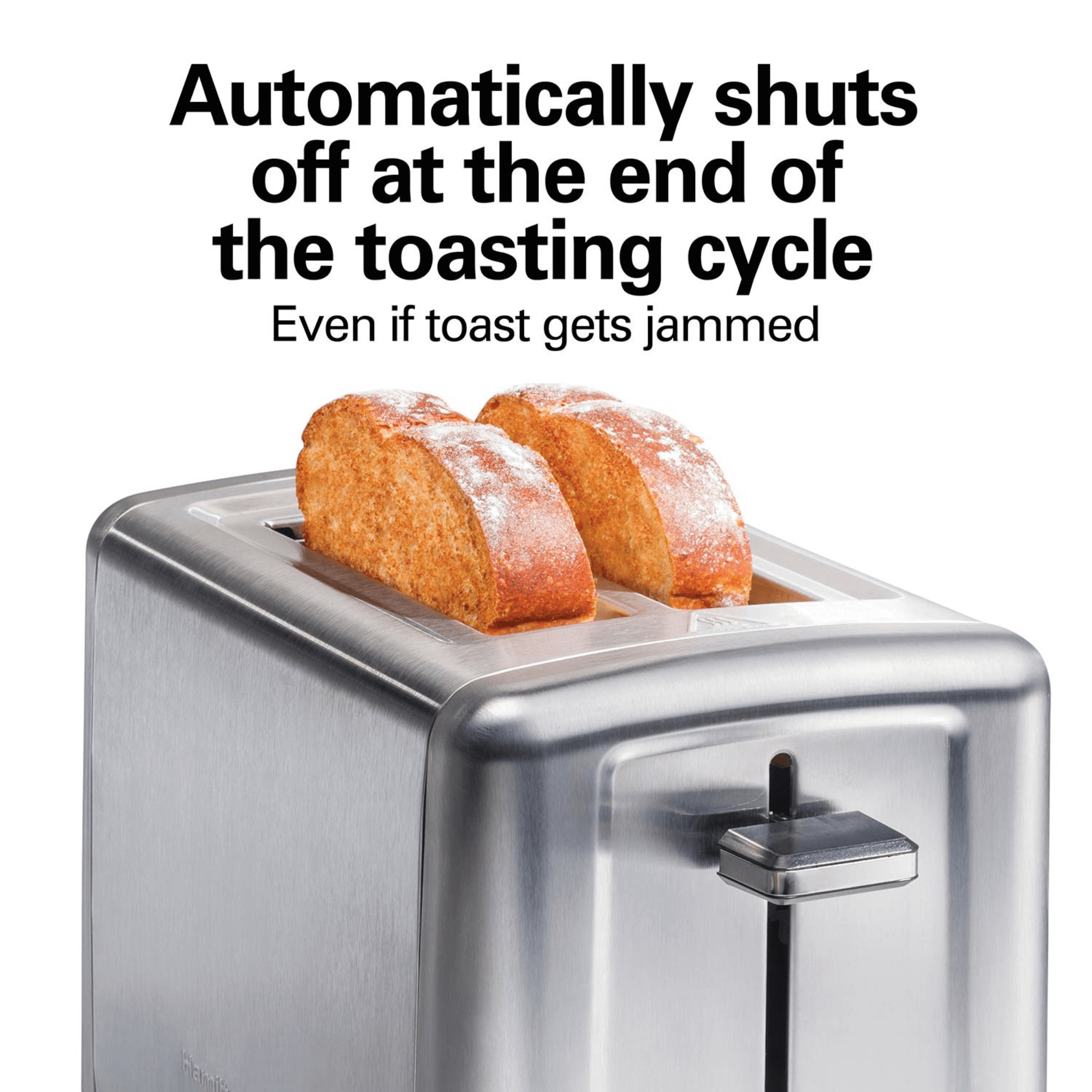 Hamilton Beach Brushed Stainless Wide-Slot 2-Slice Toaster