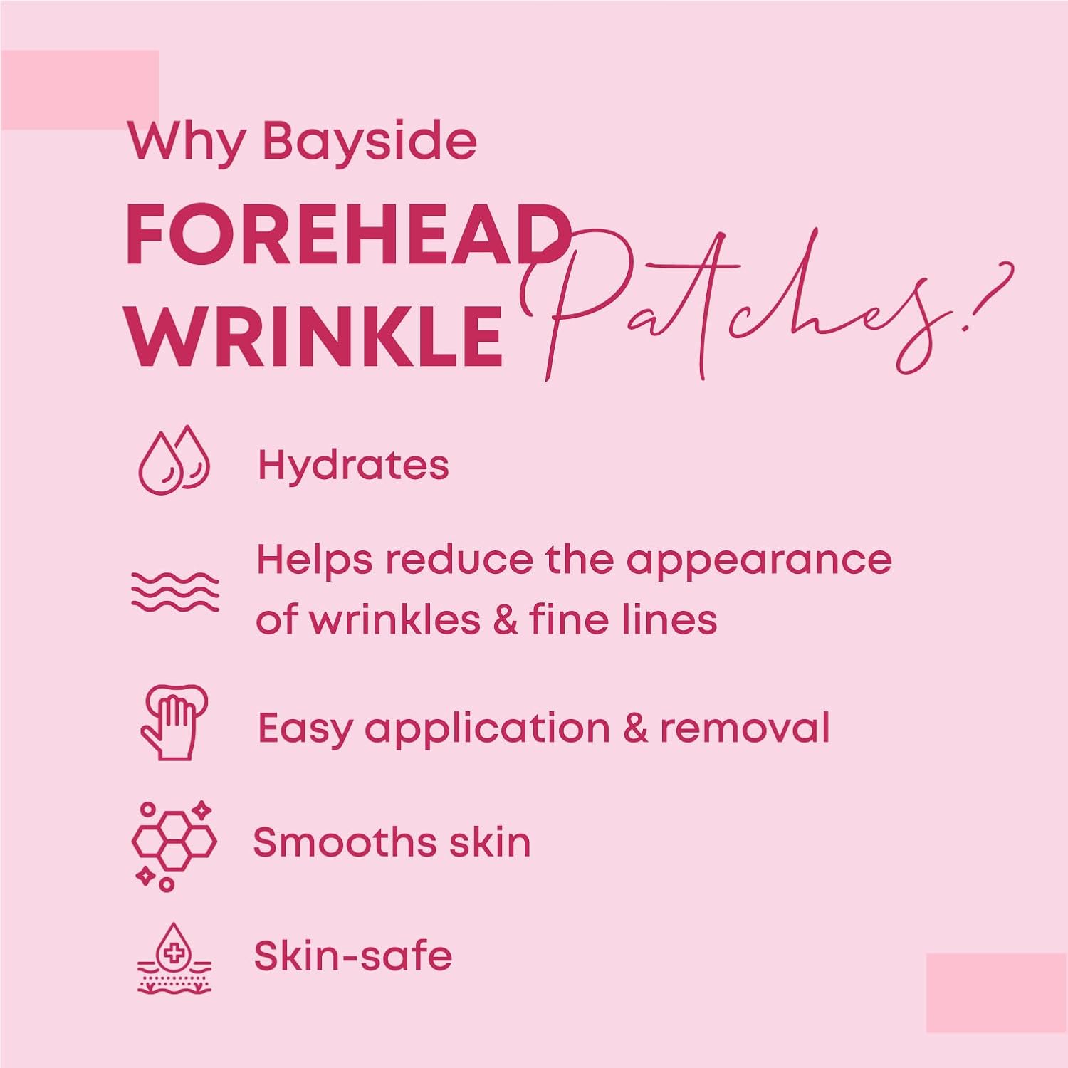RISQUE Forehead Wrinkle Patches (2 Pairs)