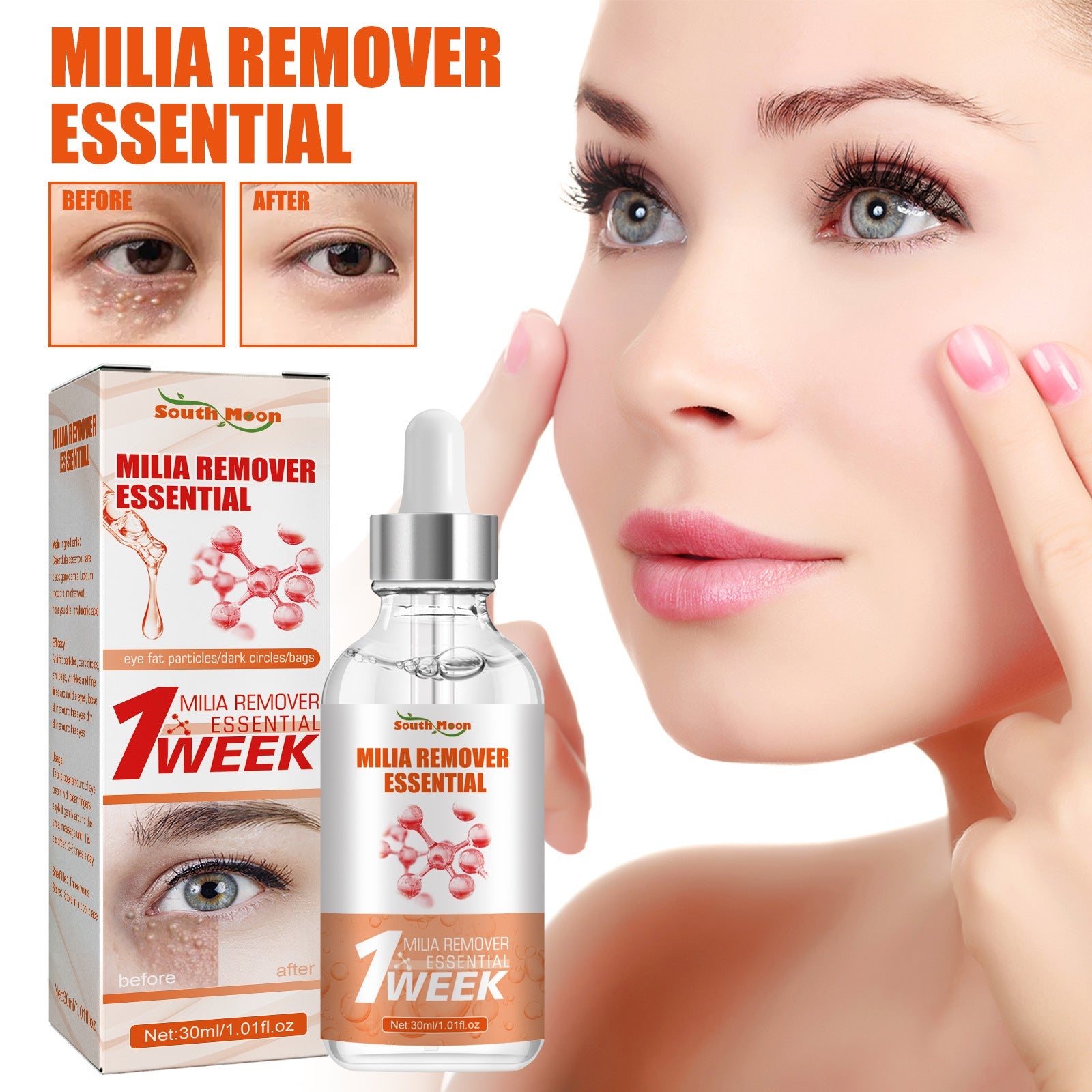 Milia Remover Essential, Fade Eye Granules Firming And Lifting Fine Lines Eye Serum