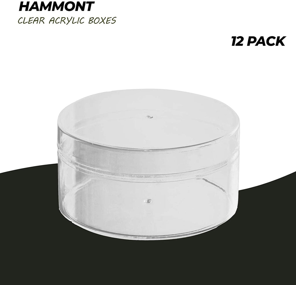 Clear Acrylic Boxes Round