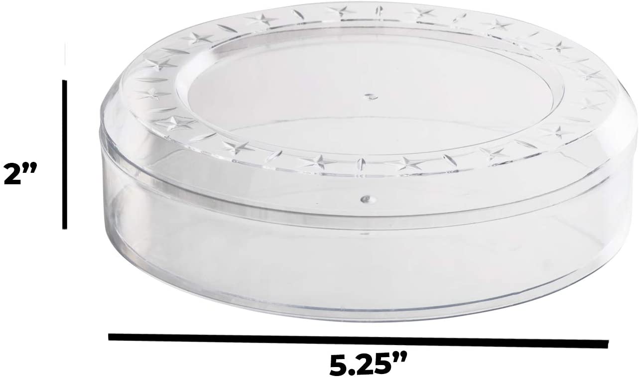 Clear Acrylic Boxes Round