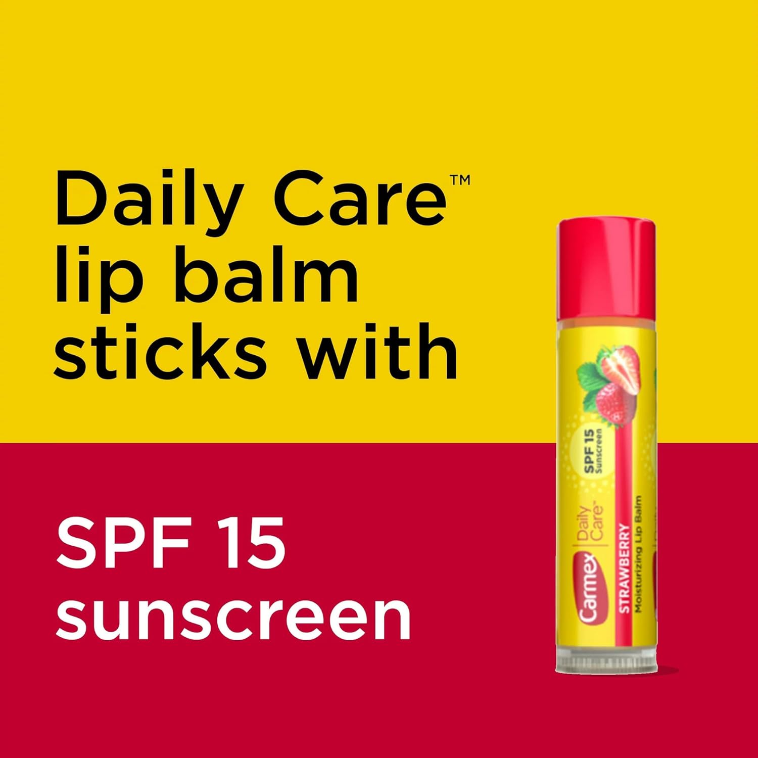 CARMEX Daily Care Moisturizing Lip Balm Sticks (4 Pack)