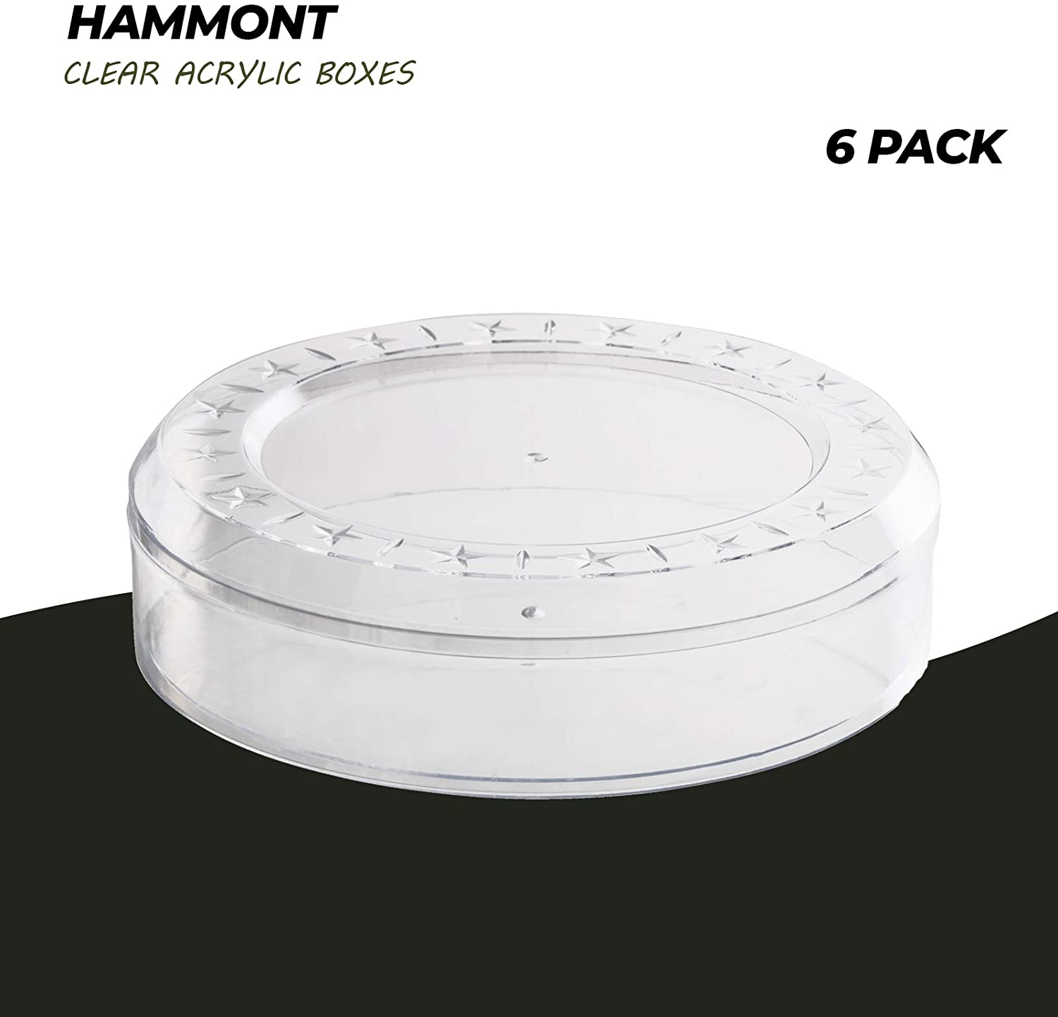 Clear Acrylic Boxes Round
