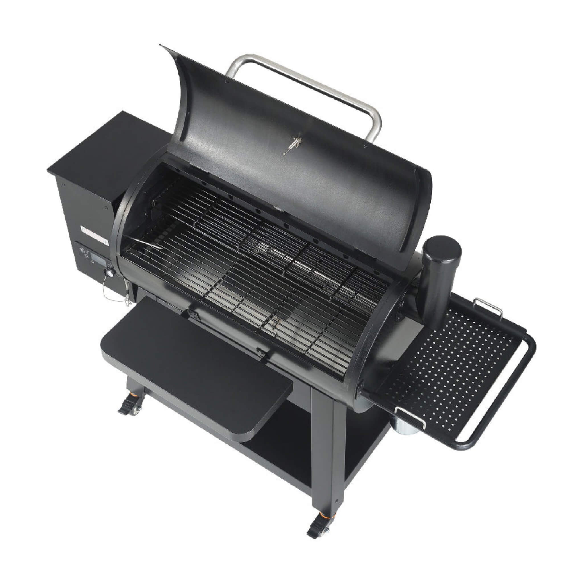 62" Heavy Duty Portable Wood Pellet BBQ Grill With Cart (SAK91308)