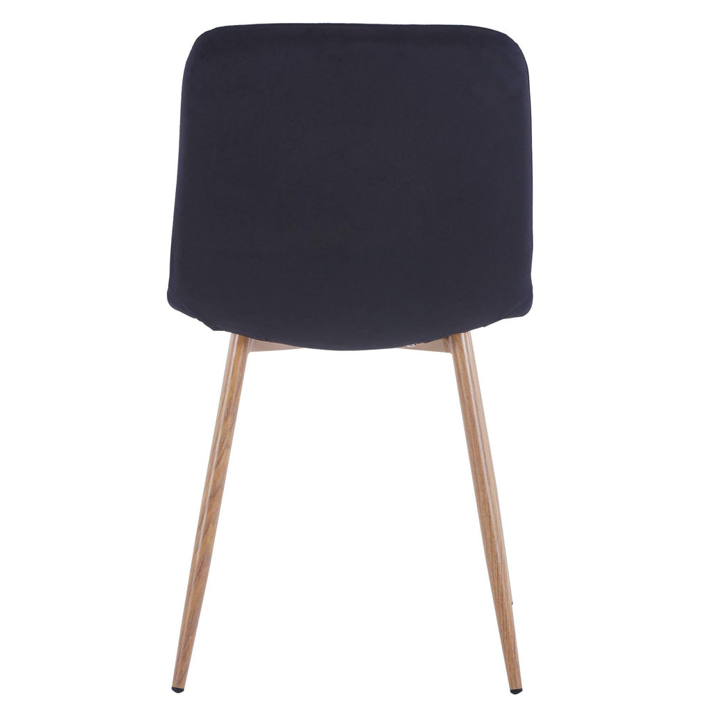 Dining Chair 4PCS（BLACK）Modern style New technology Suitable for restaurants cafes taverns offices