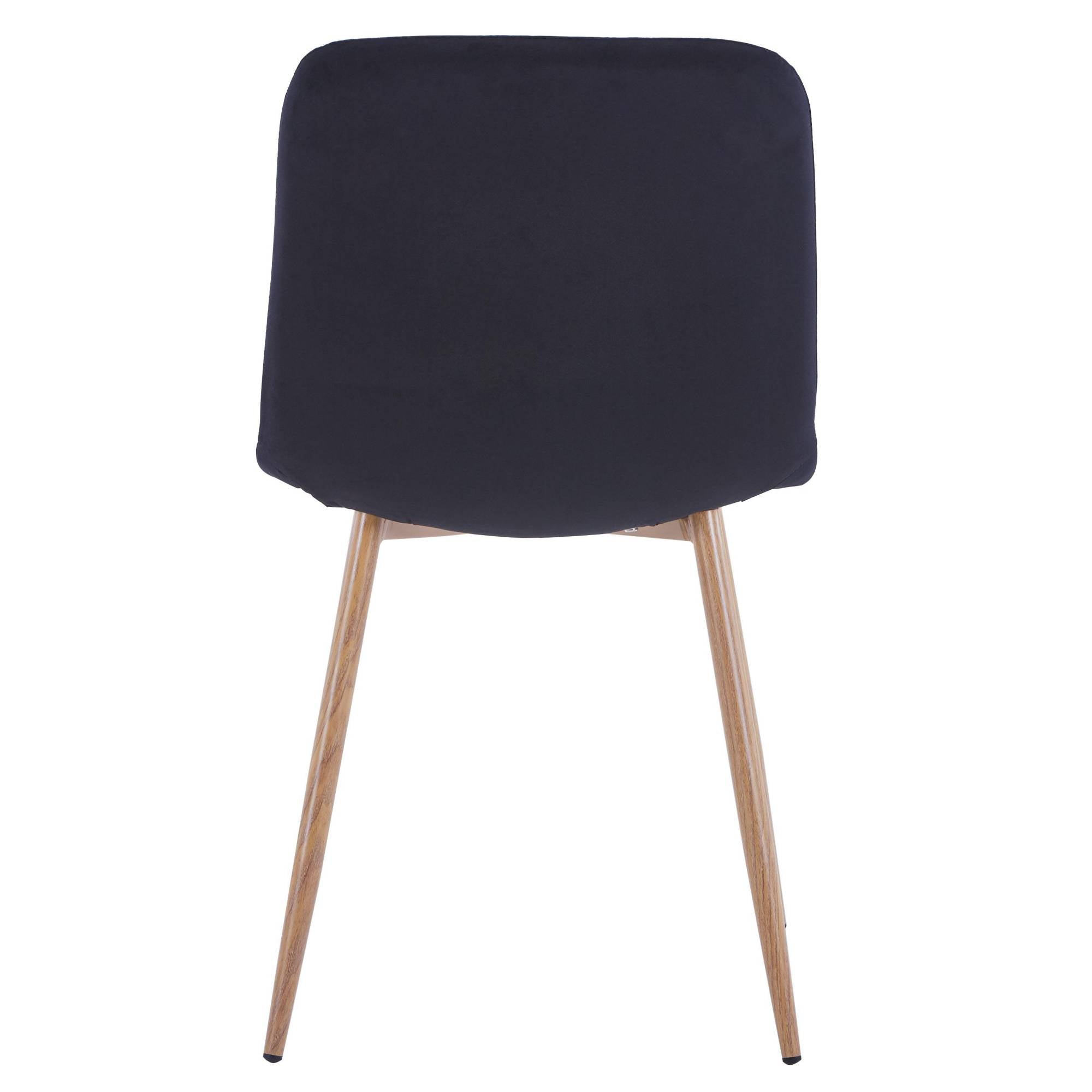 Dining Chair 4PCS（BLACK）Modern style New technology Suitable for restaurants cafes taverns offices