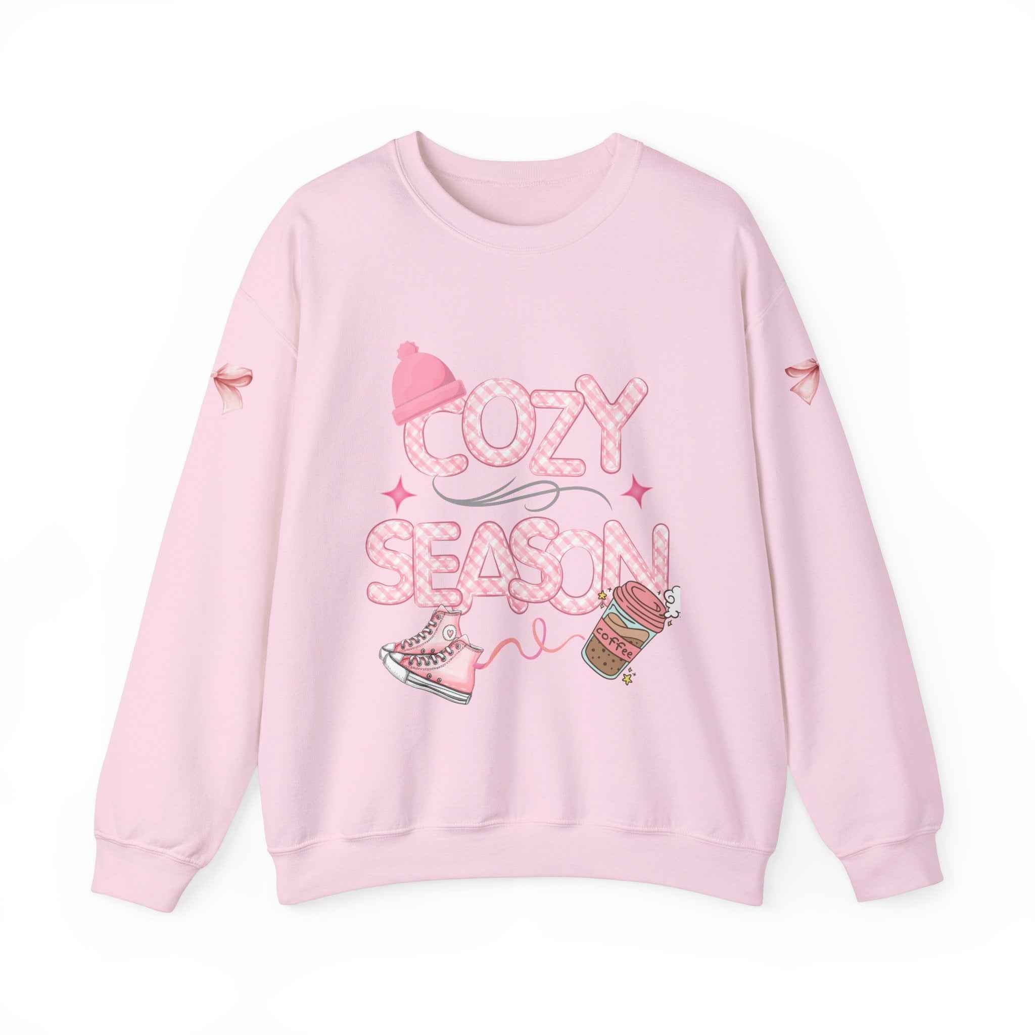 Pink Cozy Adult Sweatshirt - Comfortable Crewneck Women's Top