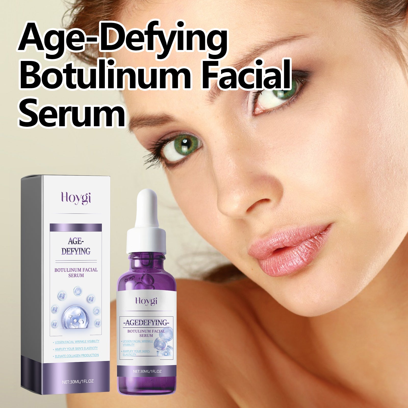 Face Serum Gently Reduces Fine Lines Crow's Feet Skin Firming And Elastic Care Serum