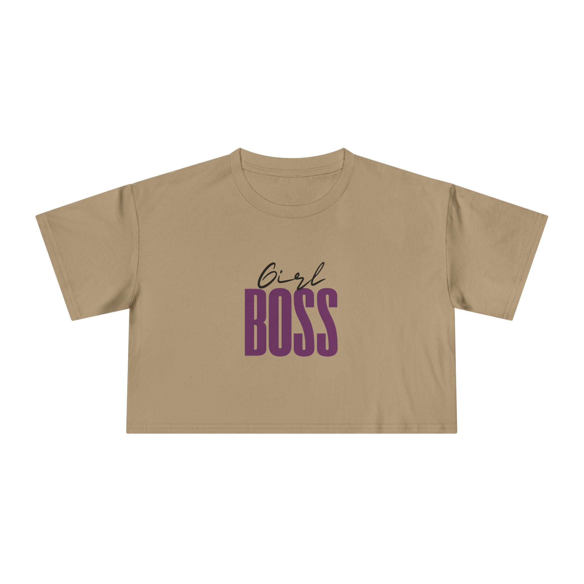 Girl Boss Crop Women's T-shirt for Women