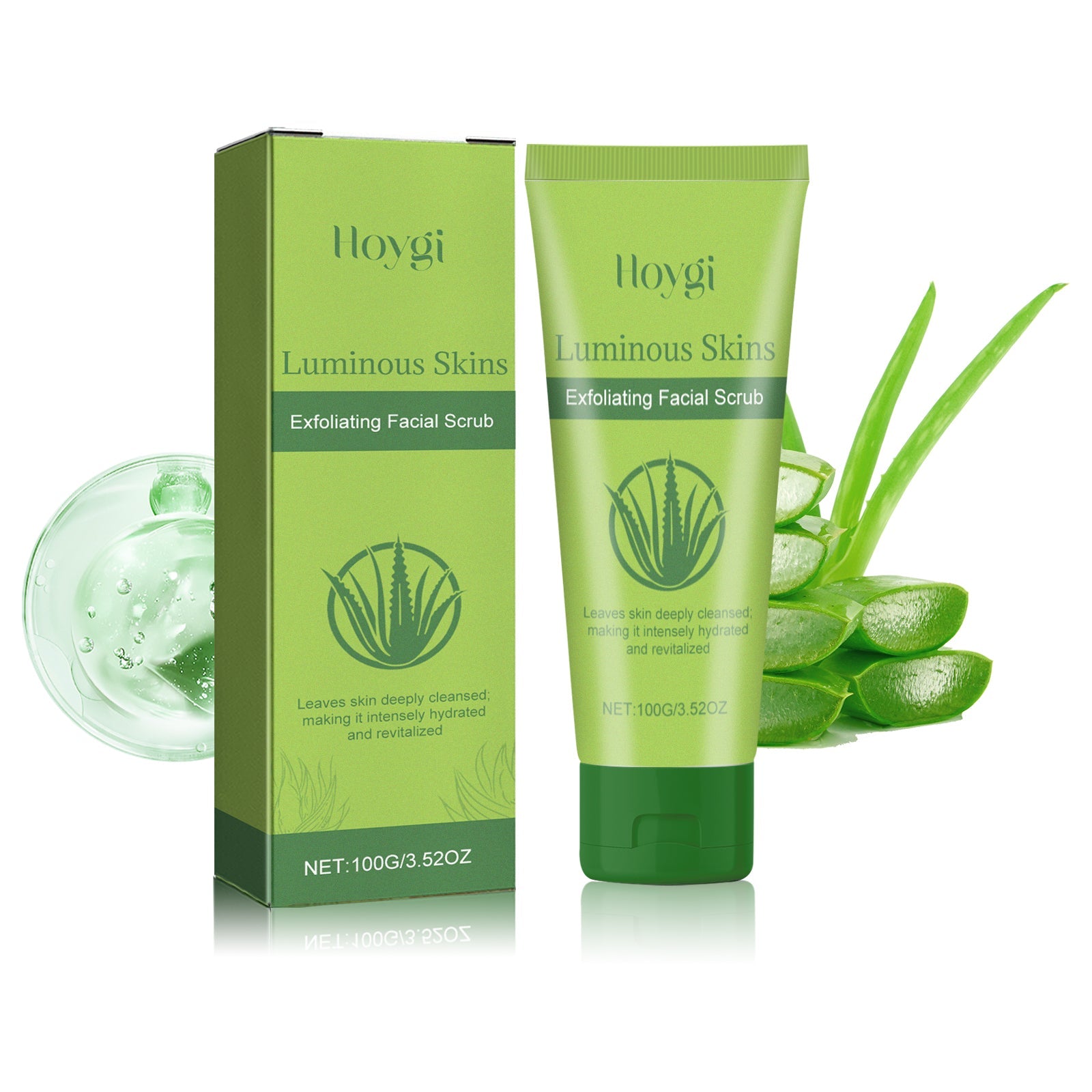 Exfoliating Facial Scrub, Deep Cleaning Removes Impurities From Fine Lines Firming Delicate Refreshing Smooth Cream