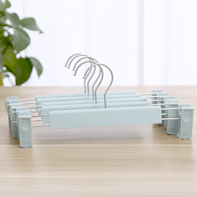 Non-Slip Plastic Clothes Rack Trouser Rack Skirt Clip Underwear Rack Frosted Drying Clothes Rack