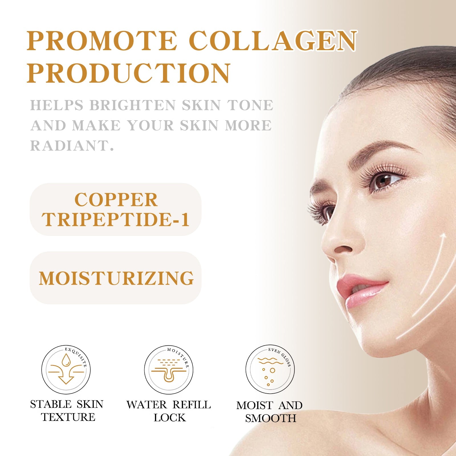 Rice White Skin Beauty Serum, Rice Moisturizing And Repairing Skin Gentle Moisturizing, Brightening And Firming Essence