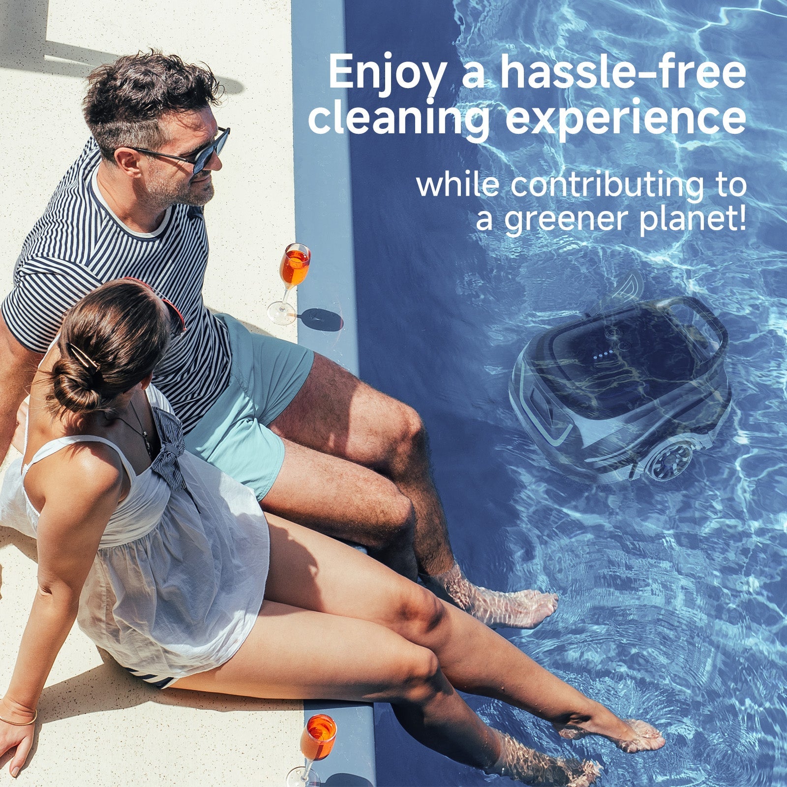 WYBOT A1 Cordless Robotic Pool Cleaner