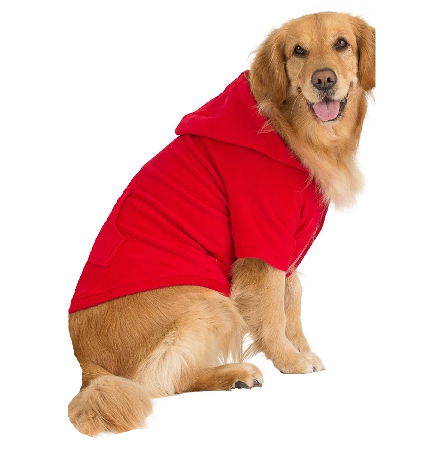 Family Matching Bright Red Hoodie Fleece Onesie