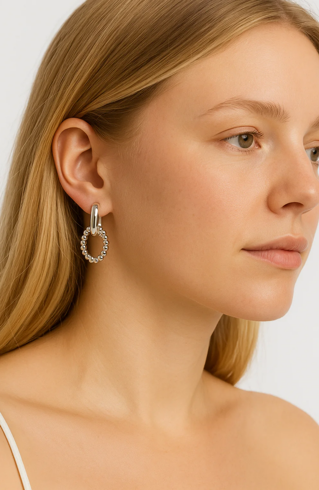Elegant Link Drop Earrings