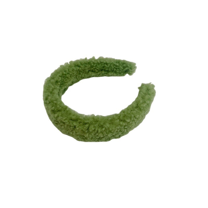 Plush headband hair clip