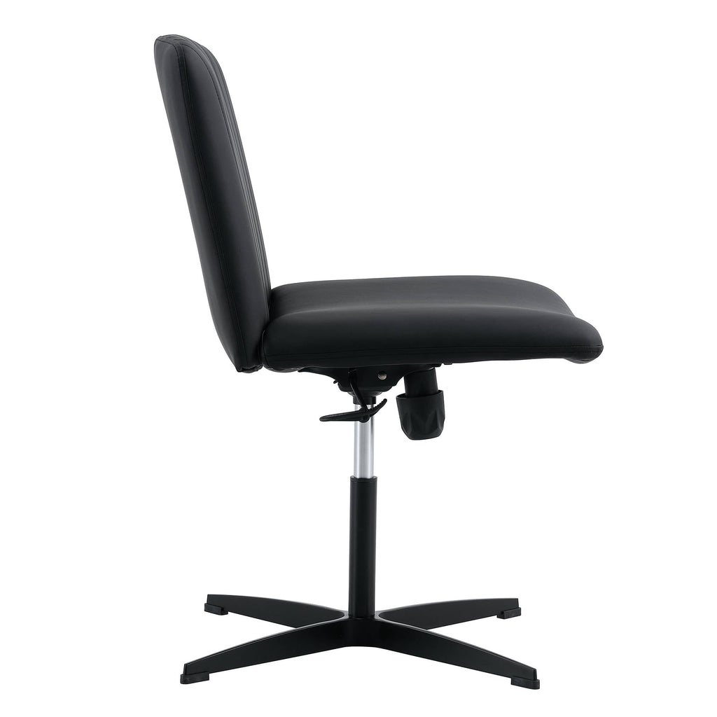 Black High Grade Pu Material. Home Computer Chair Office Chair Adjustable 360 ° Swivel Cushion Chair
