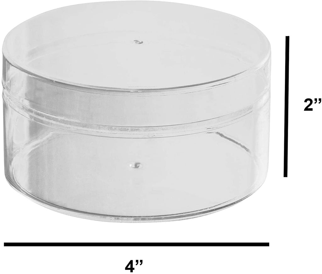 Clear Acrylic Boxes Round