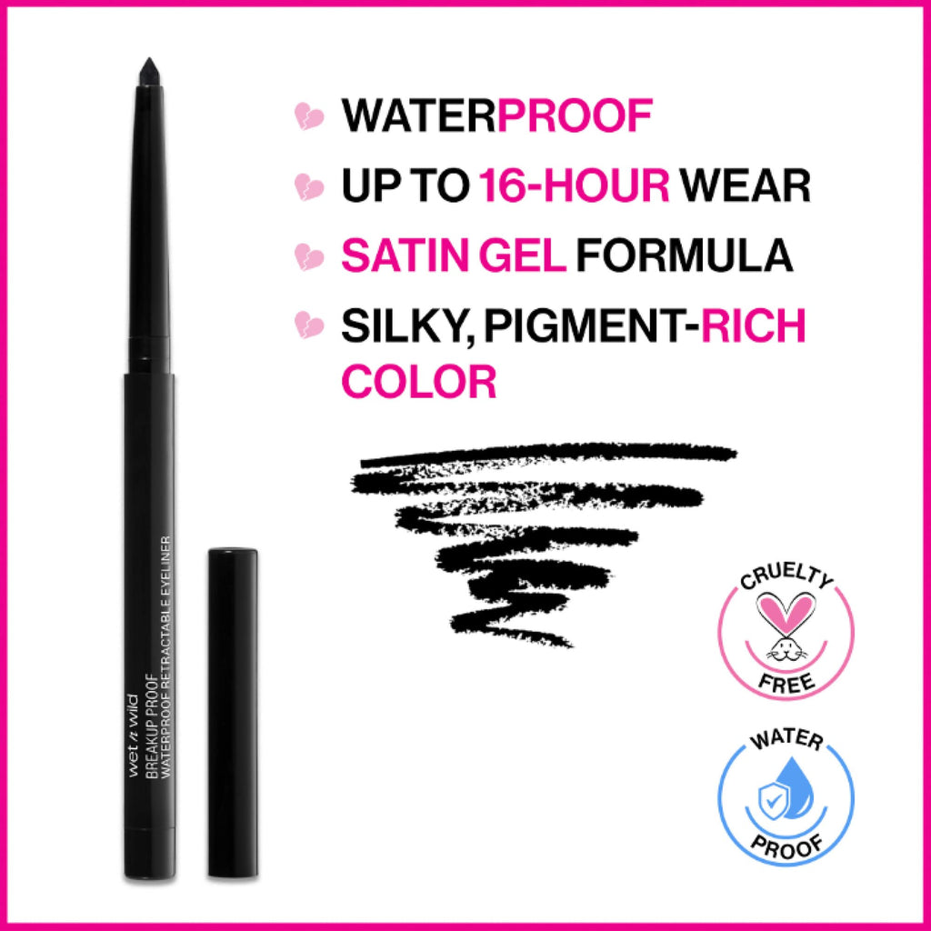Wet n Wild Breakup Proof Waterproof Retractable Gel Eyeliner