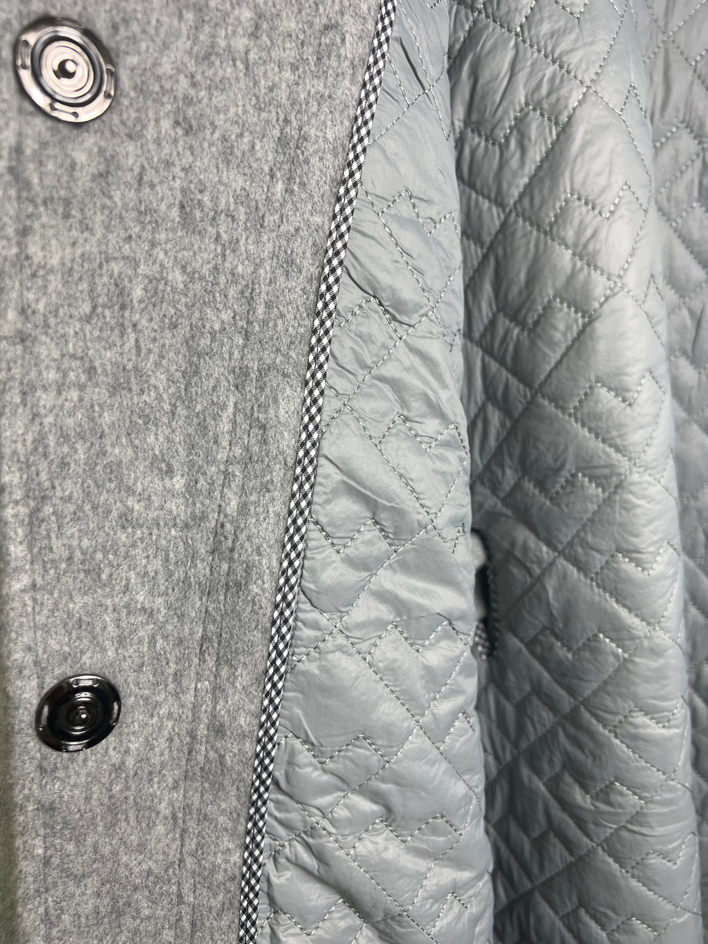 Genuine Scandinavian Mink Fur Virgin Wool Coat