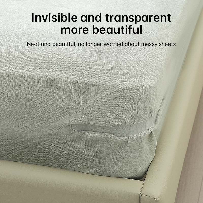 4 Heavy-Duty Bedsheet Corner Clips. High - quality, durable, and reliable. Ideal for securing bed sheets and protectors.