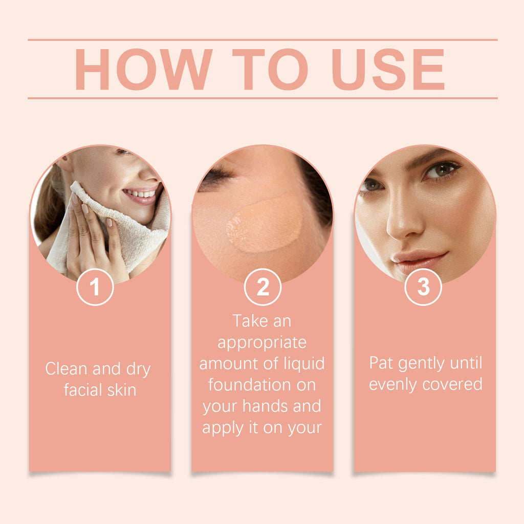 Moisturizing Matte Foundation Natural Lightweight Brightening Facial Skin Care Moisturizing Foundation Without Removing Makeup