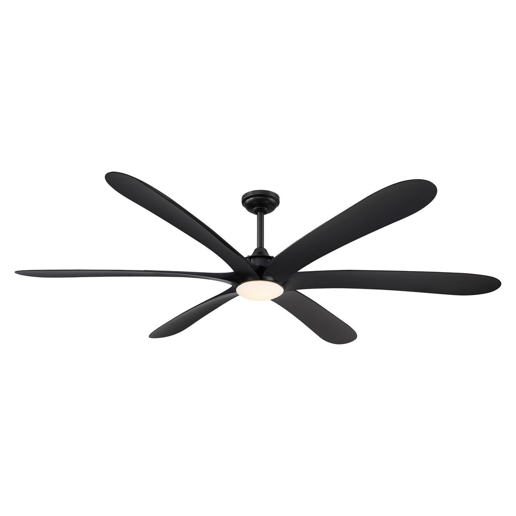 72" Jaydn Farmhouse Satin Nickel DC Motor Downrod Mount Reversible Ceiling Fan with Lighting and Remote Control
