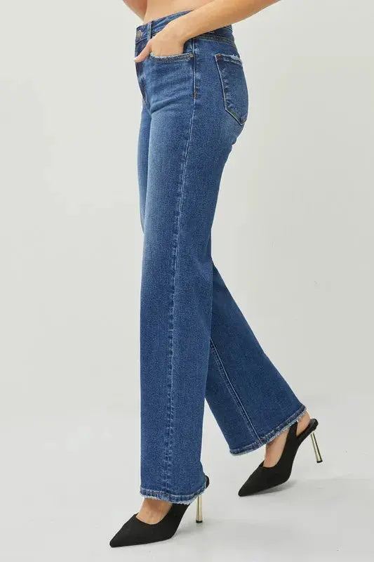 High Rise Straight Leg RISEN Jeans