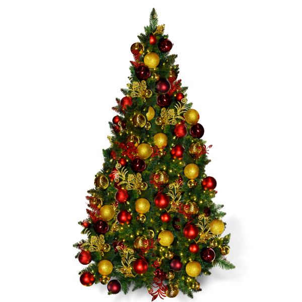9FT Pre-Decorated PVC Tree