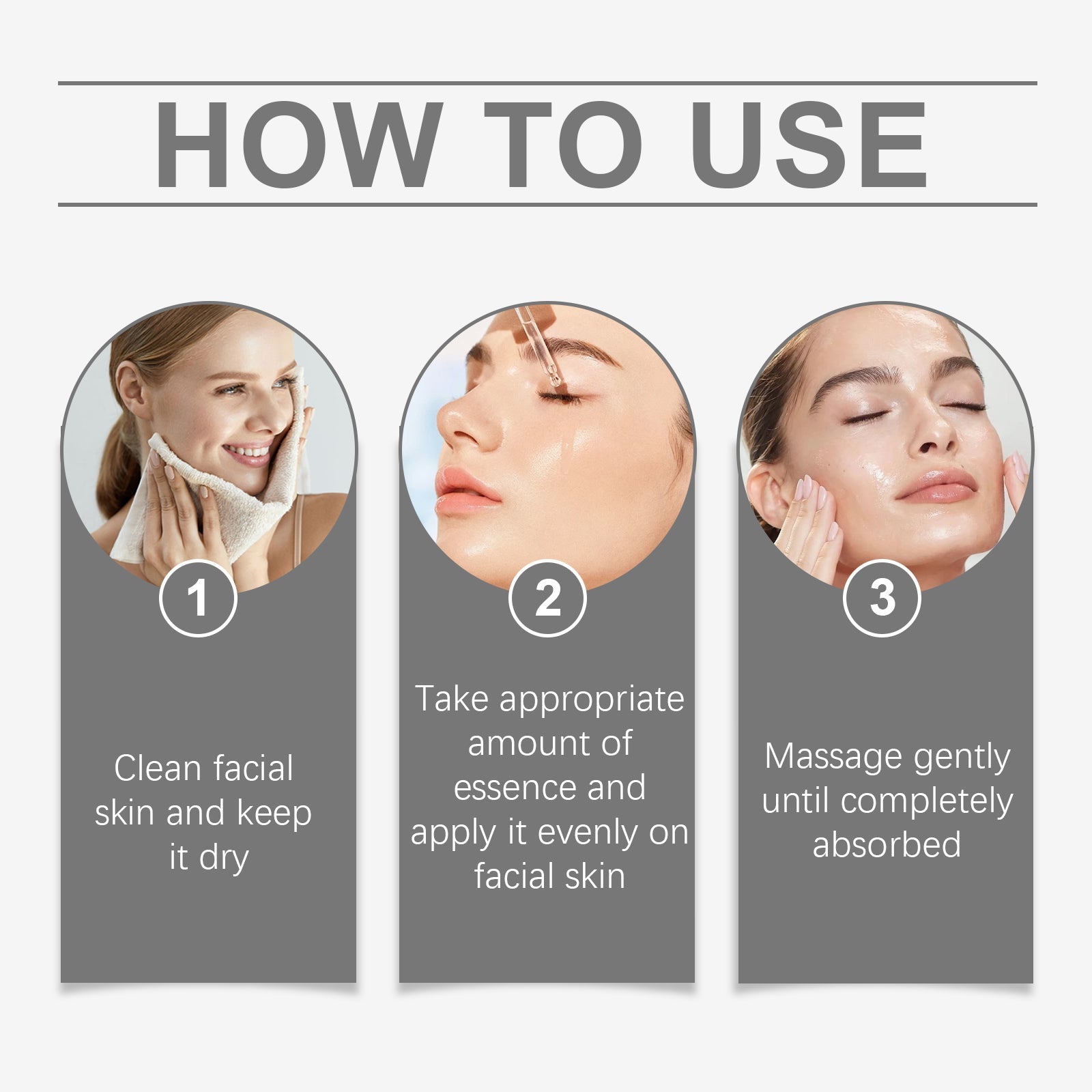 Polypeptide Facial Essence, Moisturizing, Hydrating, Brightening and Glowing Facial Skin Essence