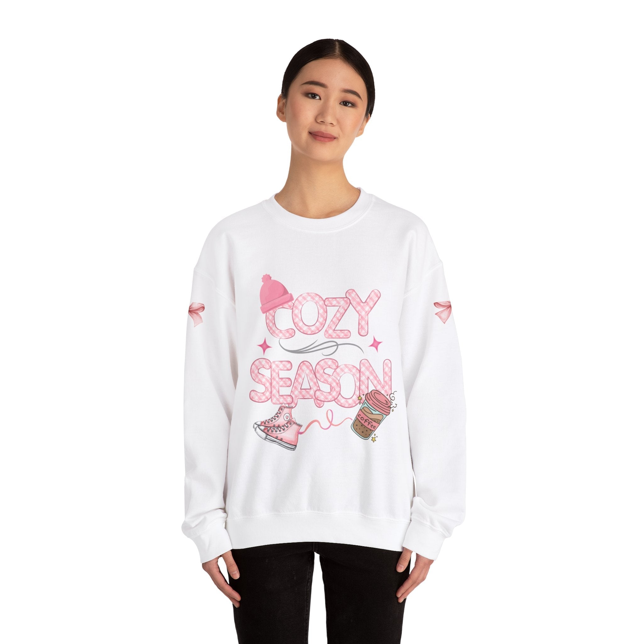 Pink Cozy Sweatshirt - Ultimate Comfort Crewneck Women's Top