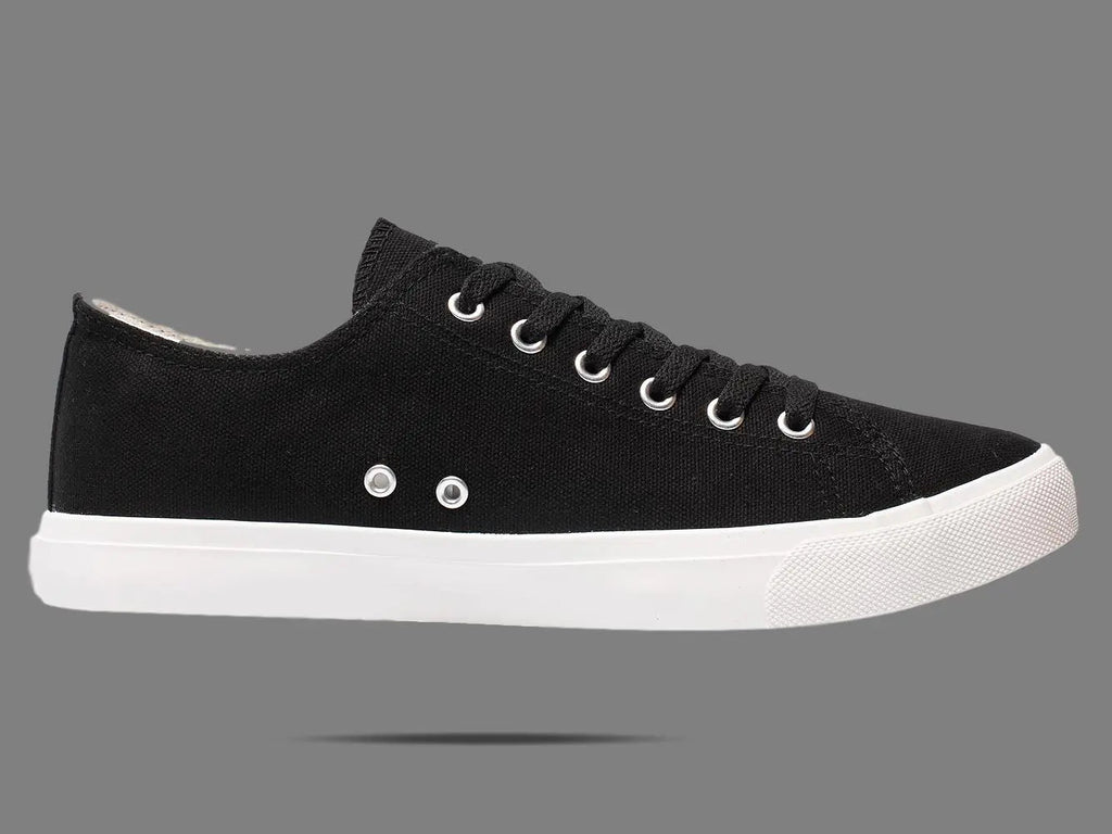 Fear0 NJ Retro Black/White Skateboard Men Canvas Shoes Sneakers Men